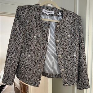 Veronica Beard Multicolor Tweed Blazer